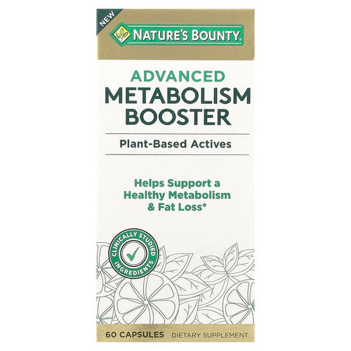 <img alt="Natures Bounty, Advanced Metabolism Booster, 60 Capsules" title="Natures Bounty, Advanced Metabolism Booster, 60 Capsules,074312013751"