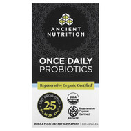 <img alt="Ancient Nutrition, Once Daily Probiotics, 25 Billion CFU, 30 Capsules" title="Ancient Nutrition, Once Daily Probiotics, 25 Billion CFU, 30 Capsules,816421020653"