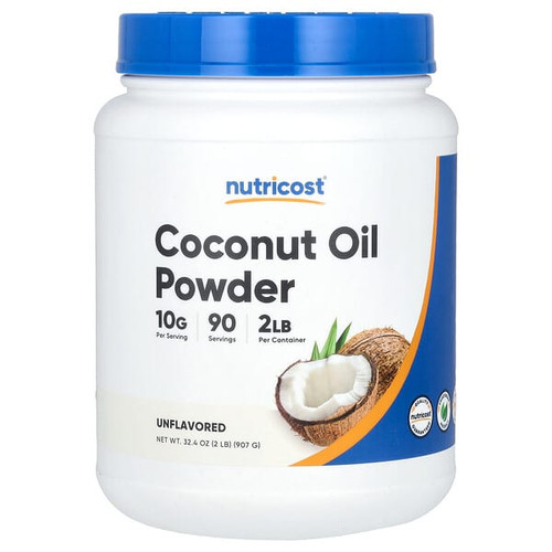 <img alt="Nutricost, Coconut Oil Powder, Unflavored , 2 lb (907 g)" title="Nutricost, Coconut Oil Powder, Unflavored , 2 lb (907 g),810139571445"