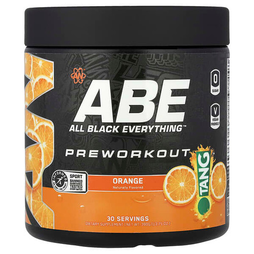<img alt="ABE, ABE Pre-Workout, Tang, Orange, 13.75 oz (390 g)" title="ABE, ABE Pre-Workout, Tang, Orange, 13.75 oz (390 g),5056555209899"