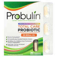 <img alt="Probulin, Total Care Probiotic, 20 Billion CFU, 30 Capsules" title="Probulin, Total Care Probiotic, 20 Billion CFU, 30 Capsules,855757003435"