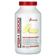 <img alt="Metabolic Nutrition, Fish 3000, 180 Softgels (1,000 mg per Softgel)" title="Metabolic Nutrition, Fish 3000, 180 Softgels (1,000 mg per Softgel),764779314583"