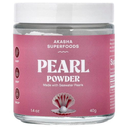 <img alt="Akasha Superfoods, Pearl Powder, 1.4 oz (40 g)" title="Akasha Superfoods, Pearl Powder, 1.4 oz (40 g),850070789028"