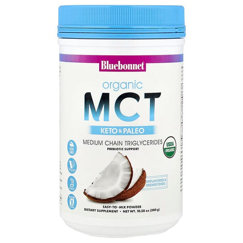 <img alt="Bluebonnet Nutrition, Organic MCT Powder, Unflavored, 10.58 oz (300 g)" title="Bluebonnet Nutrition, Organic MCT Powder, Unflavored, 10.58 oz (300 g),743715017306"
