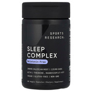 <img alt="Sports Research, Sleep Complex, Melatonin-Free, 60 Veggie Capsules" title="Sports Research, Sleep Complex, Melatonin-Free, 60 Veggie Capsules,023249013365"