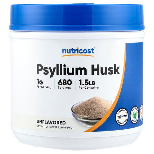 <img alt="Nutricost, Psyllium Husk, Unflavored, 24.3 oz (680 g)" title="Nutricost, Psyllium Husk, Unflavored, 24.3 oz (680 g),810139575238"