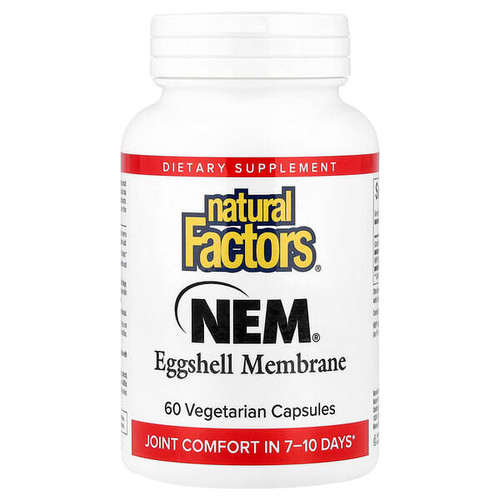 <img alt="Natural Factors, NEM, Eggshell Membrane, 60 Vegetarian Capsules" title="Natural Factors, NEM, Eggshell Membrane, 60 Vegetarian Capsules,068958026930"