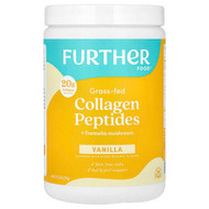 <img alt="Further Food, Grass-Fed Collagen Peptides + Tremella Mushroom, Vanilla, 10.37 oz (294 g)" title="Further Food, Grass-Fed Collagen Peptides + Tremella Mushroom, Vanilla, 10.37 oz (294 g),850006249664"