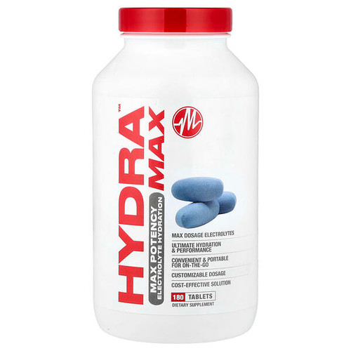 <img alt="Metabolic Nutrition, HydraMAX, Max Potency, 180 Tablets" title="Metabolic Nutrition, HydraMAX, Max Potency, 180 Tablets,764779320188"