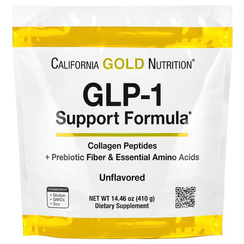<img alt="California Gold Nutrition, GLP-1 Support Formula with Collagen Peptides, Prebiotic Fiber & Essential Amino Acids, Unflavored, 14.46 oz (410 g)" title="California Gold Nutrition, GLP-1 Support Formula with Collagen Peptides, Prebiotic Fiber & Essential Amino Acids, Unflavored, 14.46 oz (410 g),898220025176"