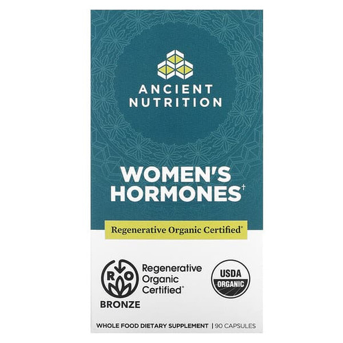 <img alt="Ancient Nutrition, Womens Hormones, 90 Capsules" title="Ancient Nutrition, Womens Hormones, 90 Capsules,816421020752"