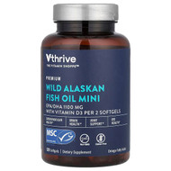 <img alt="Vthrive, Wild Alaskan Fish Oil Mini , 120 Softgels" title="Vthrive, Wild Alaskan Fish Oil Mini , 120 Softgels,766536058082"