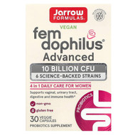 <img alt="Jarrow Formulas, Vegan Fem Dophilus, Advanced, 10 Billion CFU (250 mg), 30 Veggies Capsules" title="Jarrow Formulas, Vegan Fem Dophilus, Advanced, 10 Billion CFU (250 mg), 30 Veggies Capsules,790011037354"