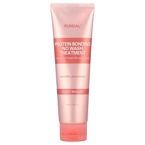 <img alt="Kundal, Protein Bonding No Wash Treatment, Violet Muguet, 4.39 fl oz (130 ml)" title="Kundal, Protein Bonding No Wash Treatment, Violet Muguet, 4.39 fl oz (130 ml),8809809429737"