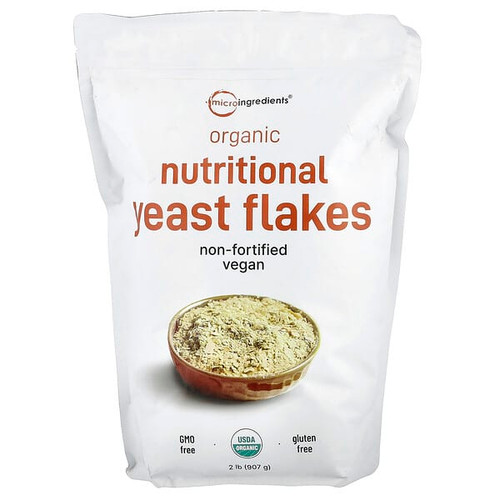<img alt="Micro Ingredients, Organic Nutritional Yeast Flakes , 2 lb (907 g)" title="Micro Ingredients, Organic Nutritional Yeast Flakes , 2 lb (907 g),850056167642"