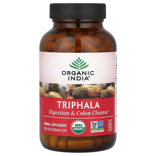 <img alt="Organic India, Triphala, 180 Vegetarian Caps" title="Organic India, Triphala, 180 Vegetarian Caps,801541512478"
