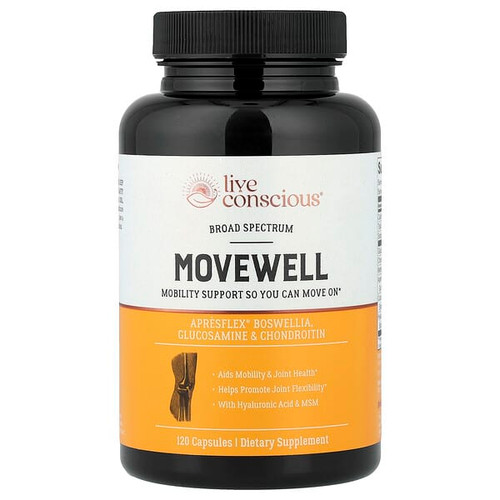 <img alt="Live Conscious, Movewell, 120 Capsules" title="Live Conscious, Movewell, 120 Capsules,850008499487"