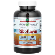 <img alt="Amazing Nutrition, Riboflavin, 400 mg, 240 Capsules" title="Amazing Nutrition, Riboflavin, 400 mg, 240 Capsules,819209021873"