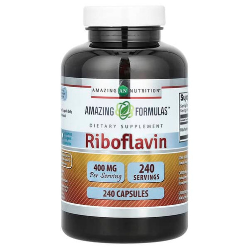 <img alt="Amazing Nutrition, Riboflavin, 400 mg, 240 Capsules" title="Amazing Nutrition, Riboflavin, 400 mg, 240 Capsules,819209021873"