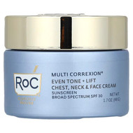 <img alt="RoC, Multi Correxion, Even Tone + Lift, Chest, Neck & Face Cream, SPF 30, 1.7 oz (48 g)" title="RoC, Multi Correxion, Even Tone + Lift, Chest, Neck & Face Cream, SPF 30, 1.7 oz (48 g),840103210933"
