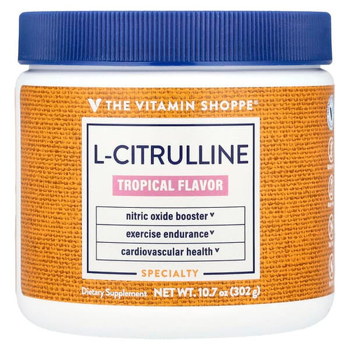 <img alt="The Vitamin Shoppe, L-Citrulline, Tropical, 10.7 oz (302 g)" title="The Vitamin Shoppe, L-Citrulline, Tropical, 10.7 oz (302 g),766536037254"