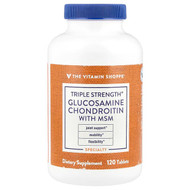 <img alt="The Vitamin Shoppe, Triple Strength Glucosamine Chondroitin With MSM, 120 Tablets" title="The Vitamin Shoppe, Triple Strength Glucosamine Chondroitin With MSM, 120 Tablets,766536018031"