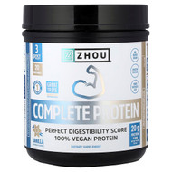 <img alt="Zhou Nutrition, Complete Protein, Vanilla, 19.9 oz (564 g)" title="Zhou Nutrition, Complete Protein, Vanilla, 19.9 oz (564 g),669191999526"
