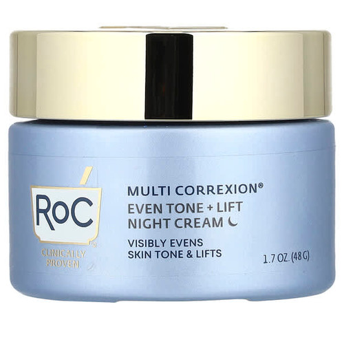 <img alt="RoC, Multi Correxion, Even Tone + Lift, Night Cream, 1.7 oz (48 g)" title="RoC, Multi Correxion, Even Tone + Lift, Night Cream, 1.7 oz (48 g),840103212135"