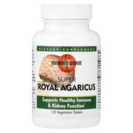 <img alt="Mushroom Wisdom, Super Royal Agaricus, 120 Vegetarian Tablets" title="Mushroom Wisdom, Super Royal Agaricus, 120 Vegetarian Tablets,791014109017"