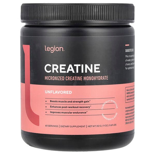 <img alt="Legion Athletics, Creatine, Micronized Creatine Monohydrate, Unflavored, 0.69 lbs (312 g)" title="Legion Athletics, Creatine, Micronized Creatine Monohydrate, Unflavored, 0.69 lbs (312 g),850027345857"