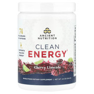<img alt="Ancient Nutrition, Clean Energy, Cherry Limeade , 4.4 oz (124.4 g)" title="Ancient Nutrition, Clean Energy, Cherry Limeade , 4.4 oz (124.4 g),816401028297"