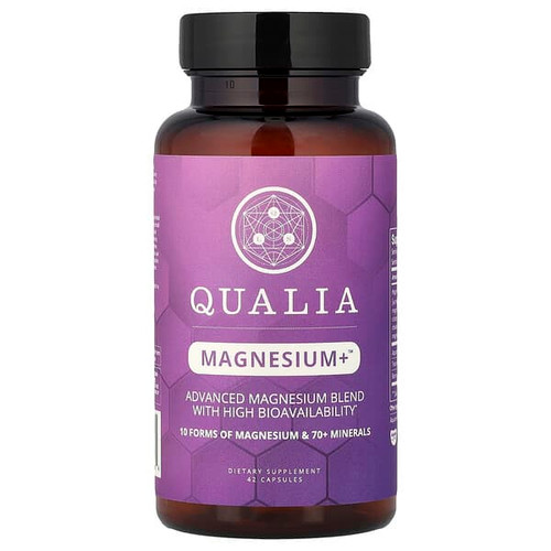 <img alt="Qualia, Magnesium+, 42 Capsules" title="Qualia, Magnesium+, 42 Capsules,850027149684"