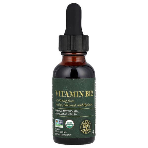 <img alt="Global Healing, Vitamin B12, 5,000 mcg, 1 fl oz (29.6 ml)" title="Global Healing, Vitamin B12, 5,000 mcg, 1 fl oz (29.6 ml),811839030591"