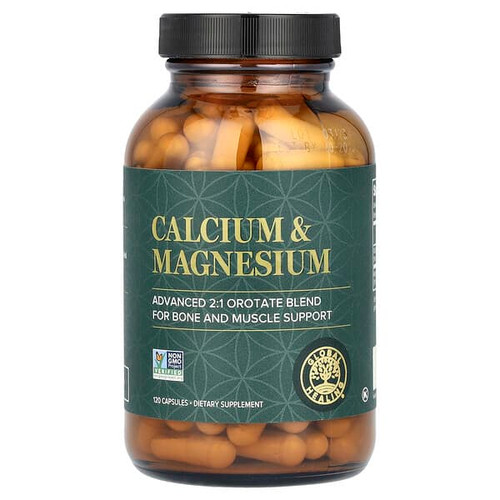 <img alt="Global Healing, Calcium & Magnesium, 120 Capsules" title="Global Healing, Calcium & Magnesium, 120 Capsules,811839030171"