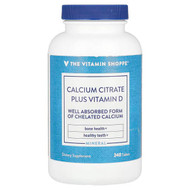 <img alt="The Vitamin Shoppe, Calcium Citrate Plus Vitamin D, 240 Tablets" title="The Vitamin Shoppe, Calcium Citrate Plus Vitamin D, 240 Tablets,766536017546"