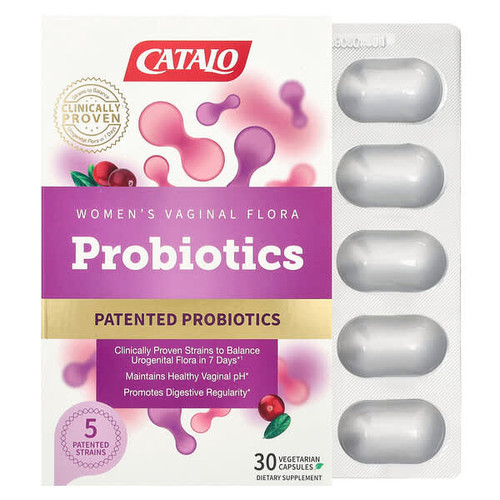 <img alt="CATALO, Womens Vaginal Flora Probiotics, 30 Vegetarian Capsules" title="CATALO, Womens Vaginal Flora Probiotics, 30 Vegetarian Capsules,810399023029"