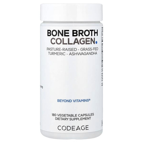 <img alt="Codeage, Bone Broth Collagen, 180 Vegetable Capsules" title="Codeage, Bone Broth Collagen, 180 Vegetable Capsules,860507000473"