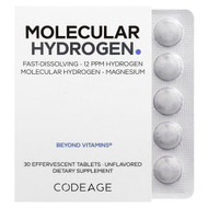 <img alt="Codeage, Molecular Hydrogen, Unflavored, 30 Effervescent Tablets" title="Codeage, Molecular Hydrogen, Unflavored, 30 Effervescent Tablets,850068815371"