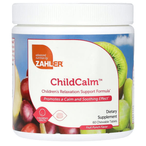 <img alt="Zahler, ChildCalm, Childrens Relaxation Support Formula, Fruit Punch, 60 Chewable Tablets" title="Zahler, ChildCalm, Childrens Relaxation Support Formula, Fruit Punch, 60 Chewable Tablets,848998082086"
