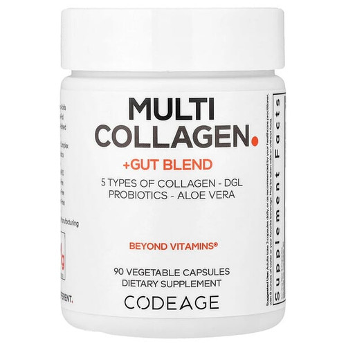 <img alt="Codeage, Multi Collagen + Gut Blend, 90 Vegetable Capsules" title="Codeage, Multi Collagen + Gut Blend, 90 Vegetable Capsules,850026121162"