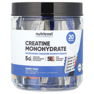 <img alt="Nutricost, Performance, Creatine Monohydrate, Variety Pack, 20 Stick Packs, 0.2 oz (5.2- 6.7 g) Each" title="Nutricost, Performance, Creatine Monohydrate, Variety Pack, 20 Stick Packs, 0.2 oz (5.2- 6.7 g) Each,810139571643"