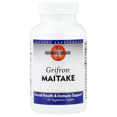 <img alt="Mushroom Wisdom, Grifron Maitake, 120 Vegetarian Caplets" title="Mushroom Wisdom, Grifron Maitake, 120 Vegetarian Caplets,791014101127"