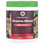 <img alt="Amazing Grass, Greens Blend, Immunity, Elderberry , 7.4 oz (210 g)" title="Amazing Grass, Greens Blend, Immunity, Elderberry , 7.4 oz (210 g),829835009008"
