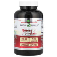 <img alt="Amazing Nutrition, Quercetin Bromelain, 240 Veggie Capsules" title="Amazing Nutrition, Quercetin Bromelain, 240 Veggie Capsules,810180021715"