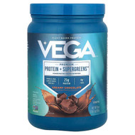 <img alt="Vega, Premium, Protein + Supergreens, Creamy Chocolate, 1 lb 2 oz (510 g)" title="Vega, Premium, Protein + Supergreens, Creamy Chocolate, 1 lb 2 oz (510 g),838766001432"