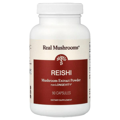 <img alt="Real Mushrooms, Reishi, Mushroom Extract Powder, 90 Capsules (500 mg per Capsule)" title="Real Mushrooms, Reishi, Mushroom Extract Powder, 90 Capsules (500 mg per Capsule),628110068095"
