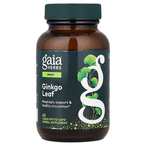 <img alt="Gaia Herbs, Ginkgo Leaf, 60  Liquid Phyto-Caps" title="Gaia Herbs, Ginkgo Leaf, 60  Liquid Phyto-Caps,751063398701"