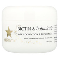 <img alt="HAIRtamin, Biotin & Botanicals, Deep Condition & Repair Mask, 8 fl oz (236 ml)" title="HAIRtamin, Biotin & Botanicals, Deep Condition & Repair Mask, 8 fl oz (236 ml),856344008758"
