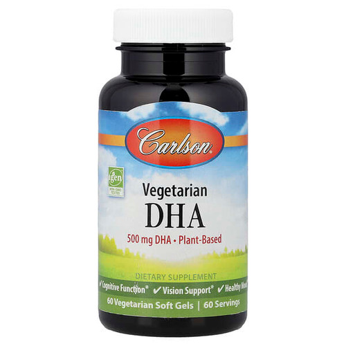 <img alt="Carlson, Vegetarian DHA, 500 mg, 60 Vegetarian Soft Gels" title="Carlson, Vegetarian DHA, 500 mg, 60 Vegetarian Soft Gels,088395179105"