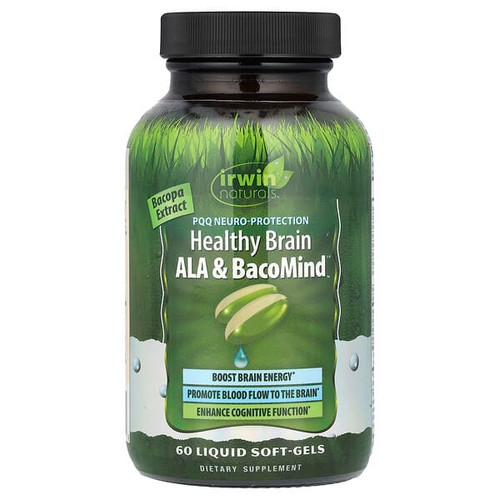 <img alt="Irwin Naturals, PQQ Healthy Brain ALA & BacoMind, 60 Liquid Soft-Gels" title="Irwin Naturals, PQQ Healthy Brain ALA & BacoMind, 60 Liquid Soft-Gels,840081412169"